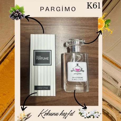 Pargimo K-61 Kadın Parfümü 50ml (Burberry Her Edp)