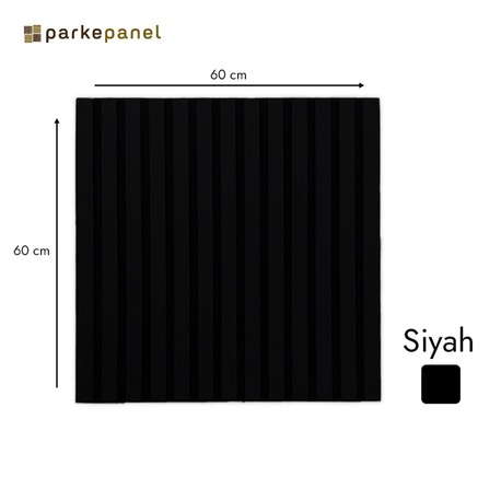Akustik Duvar Paneli 60*60 Siyah