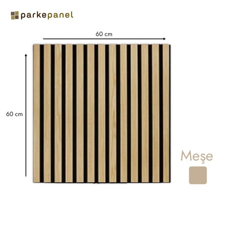 Akustik Duvar Paneli 60*60 Meşe
