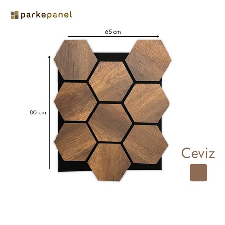 Akustik Duvar Paneli Barok Ceviz