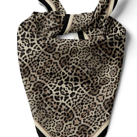 Leopar Desenli Fular
