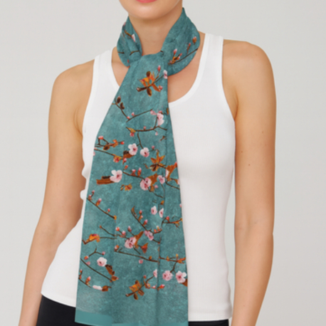 Blue Blossom Fular 