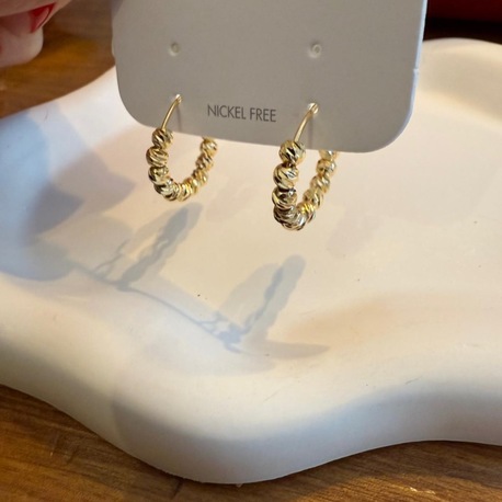 Dorika Gold Halka Küpe