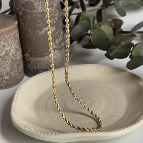 Kuyumcu Model Burgu Kolye Gold