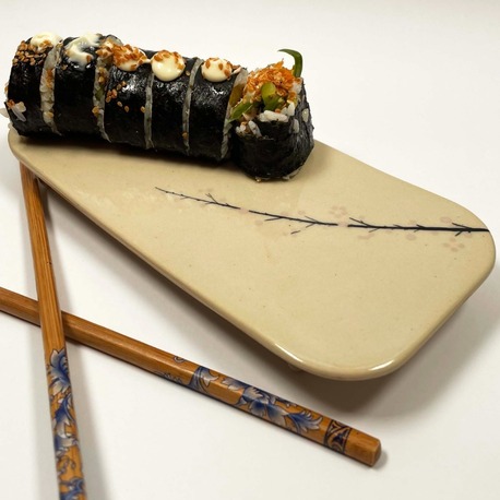 Dal Desenli Sushi Tabağı