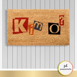 Paspashello Kim O PVC Taban Coco Kapı Önü  Paspas