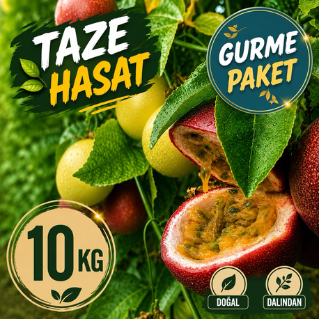 10 KİLOGRAM  - Passiflora Çarkıfelek Meyvesi