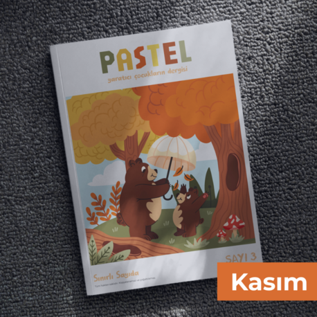 KASIM SAYI 3 - Pastel Çocuk / Aktivite ve Boyama Dergisi
