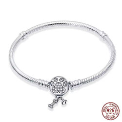 Patili Sallantılı 925 Ayar Gümüş Bileklik