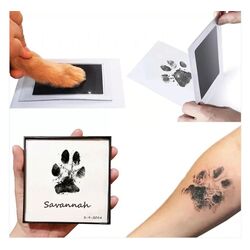 KEDİ KÖPEK PATİ İZİ FOTOĞRAF ÇERÇEVESİ KİTİ