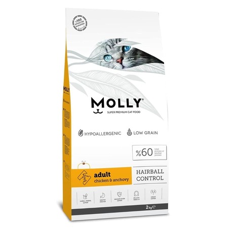 Molly Tavuklu Hypoallergenic Yetişkin Kedi Maması 2 kg