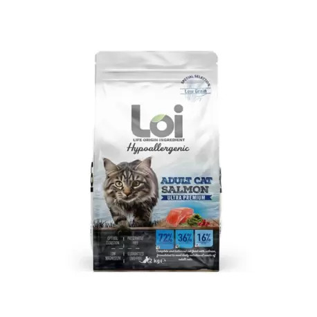 Loi Yetişkin Somonlu Kedi Maması 15KG