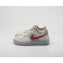 Nike Air Force 1 Crater Next Nature GS White Habanero Red