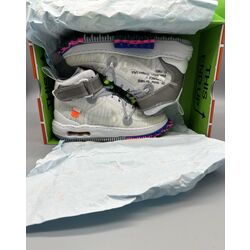 Off-White x Nike Air Force 1 Mid White