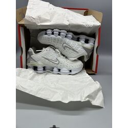 Nike Shox TL White Metallic Silver
