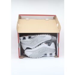 Nike Shox R4 White Metallic Silver