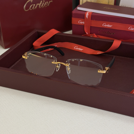 Cartier Safir Camlı Şeffaf Gözlük CRT101