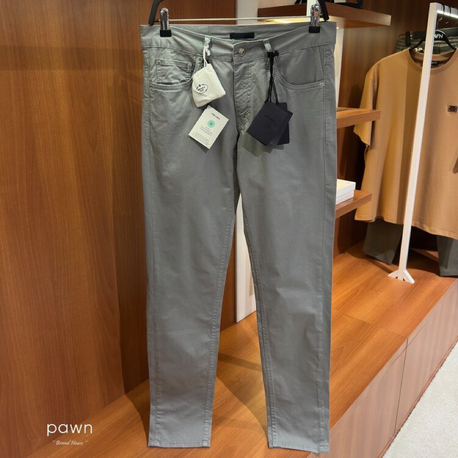 Prada Taş Rengi Gabardin Kumaş Pantolon