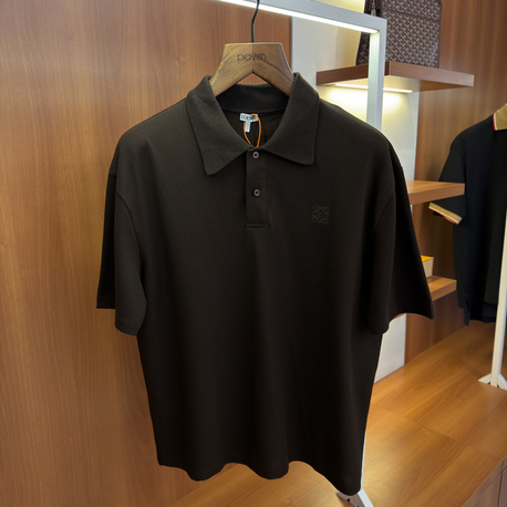 Loewe Kahverengi Logo Nakışlı Polo Yaka T/shirt