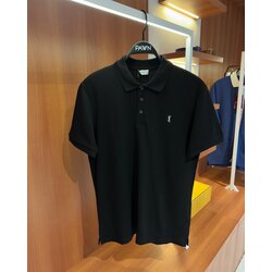 Saint Laurent Logo İşlemeli Polo T-shirt