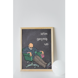 İD'İM GEÇMİŞ FREUD DİJİTAL POSTER