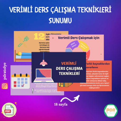 Verimli Ders Çalışma Teknikleri Sunumu