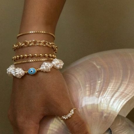 La Perle d'Or – Gold Kaplama 5’li Set
