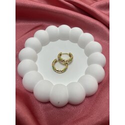 OVAL KÜPE (PEMBE-YEŞİL RENK)