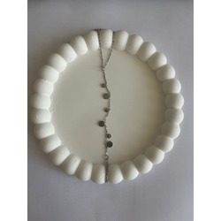 OVAL BONCUKLU ŞAHMERAN (GÜMÜŞ RENK)