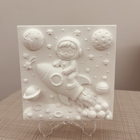 Astronot Tuval Boyama