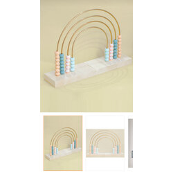 Peg rainbow abacus 