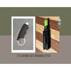 2'li Karambit + Kelebek çakmak seti / indirimli set fiyatı