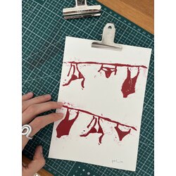 Summer Vibes Lino Print