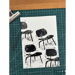 Eames Lino Print