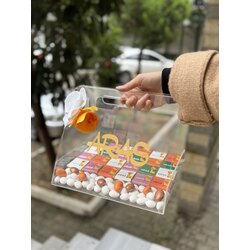 Pleksi Çantalı Çikolatalık