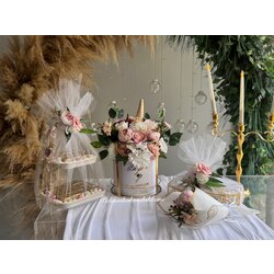 3’lü set + 1 adet tekli gül