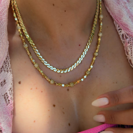 Özel Seri 14k Kuyum Model “S” Zincir 