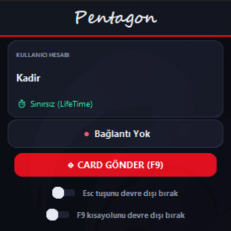 Pentagon Card Bug