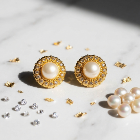 Pearl İnci Küpe (Klipsli)