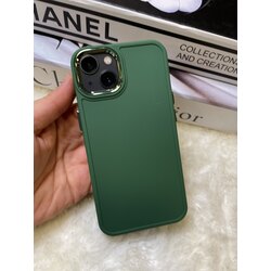 Yeşil Metal parlak Detaylı Silikon kılıf 