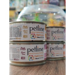 Petline somonlu kısırlaştırılmış kedi yaş maması 80 Gr 