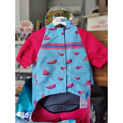 Tarpaws watermelon raincoat orta ırk Small 
