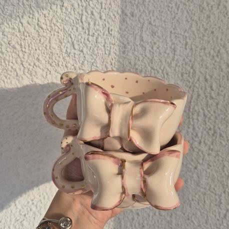Puantiyeli Fiyonk Mug