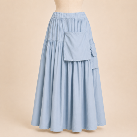 Glace Cepli Tafta Maxi Etek