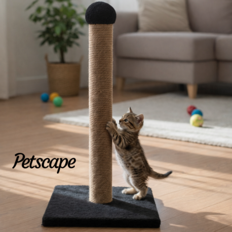 Petscape Dikey Sisal İpli Kedi Tırmalama Tahtası (Karışık renklerde gönderilmektedir)