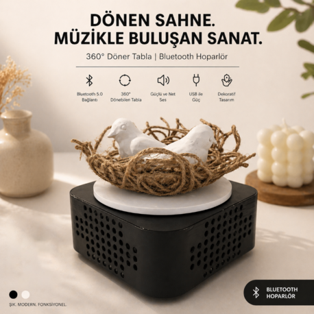 TURNA | Sınırlı Üretim Hareketli Bluetooth Hoparlör