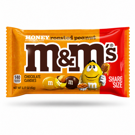 M&M Ballı Kavrulmuş Fıstıklı 92 Gr