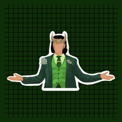 Marvel Loki Sticker