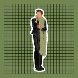 Grammy Winner Harry Styles Sticker 