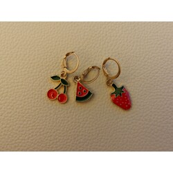 meyve küpe seti 